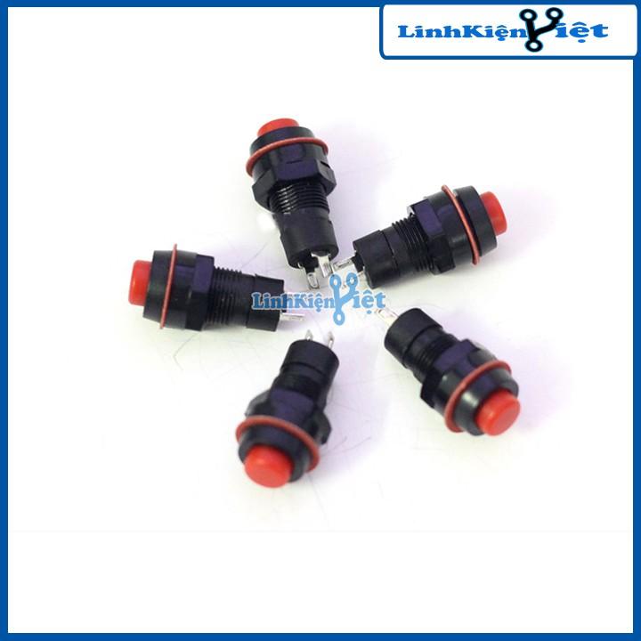 Bộ 5 Nút Nhấn Đề Vỏ Nhựa Không Giữ Trạng Thái