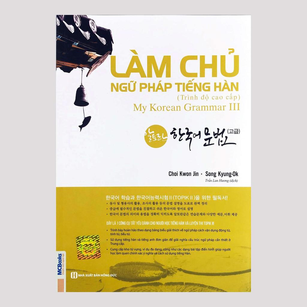 Sách - Làm Chủ Ngữ Pháp Tiếng Hàn - My Korean Grammar