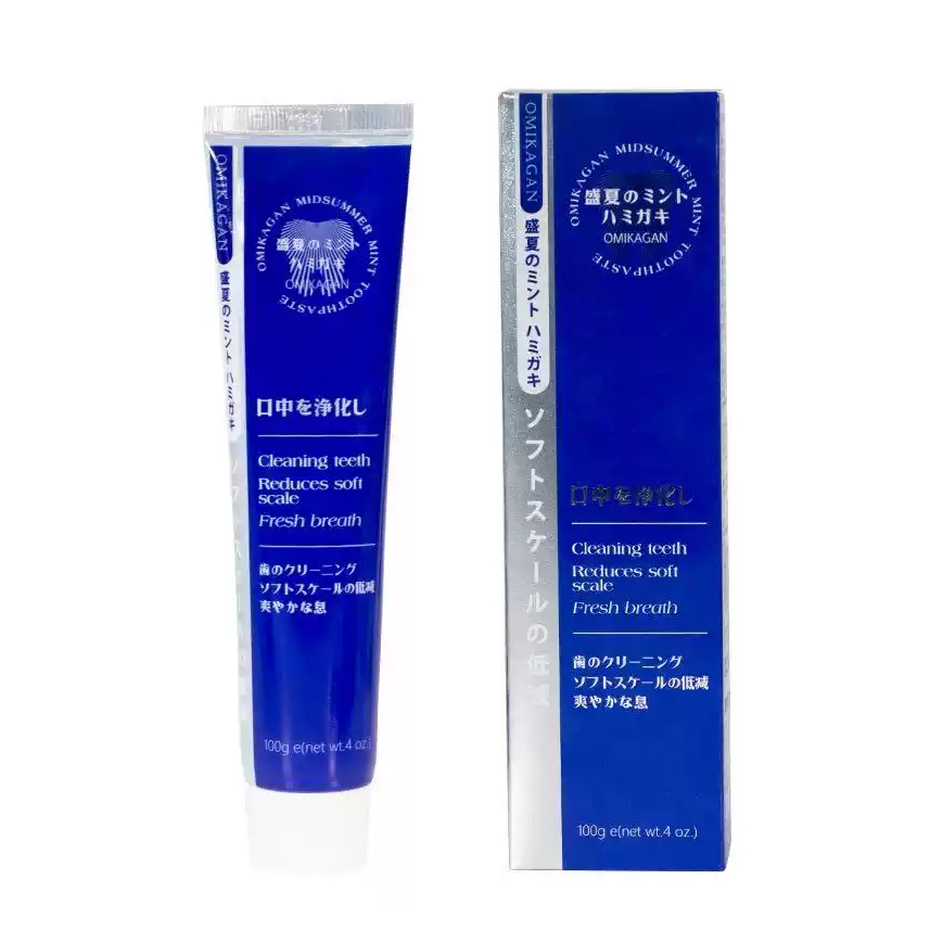 Kem đánh răng Omikagan Hoa Anh Đào, bạc hà Nhật Bản 100g - Hương thơm lãng mạn trắng răng