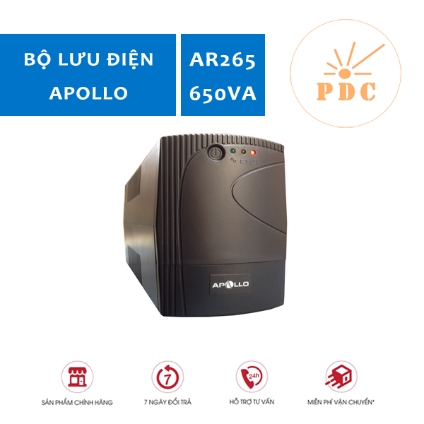 Bộ Lưu Điện Apollo 650VA AP265- Hàng Chính Hãng