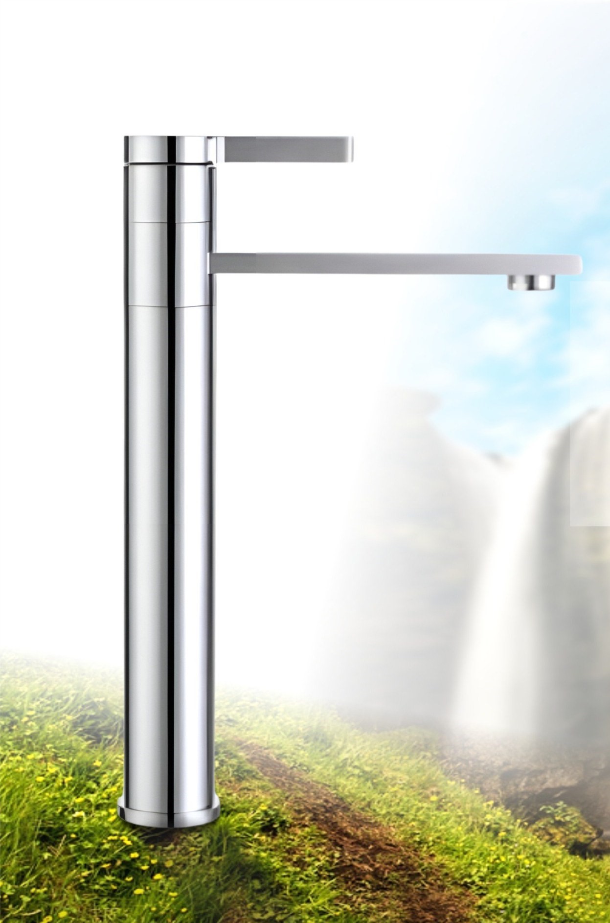 VÒI LAVABO ĐỒNG THAU NÓNG LẠNH EUROVINTO CAO CẤP MÃ 18029-3