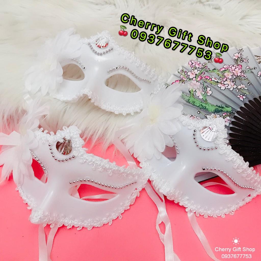 Mặt Nạ Nửa Mặt Dạ Hội Quý Phái Sang Trọng 2020 Hóa Trang Halloween