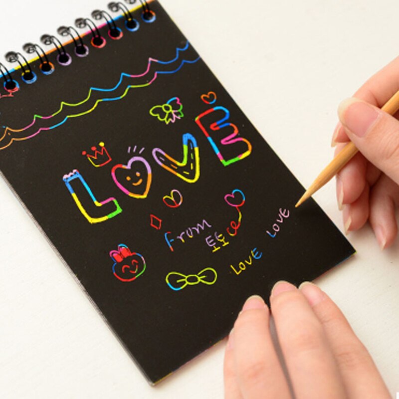 Sổ vẽ hoạ tiết sáng tạo Scratch Notebook