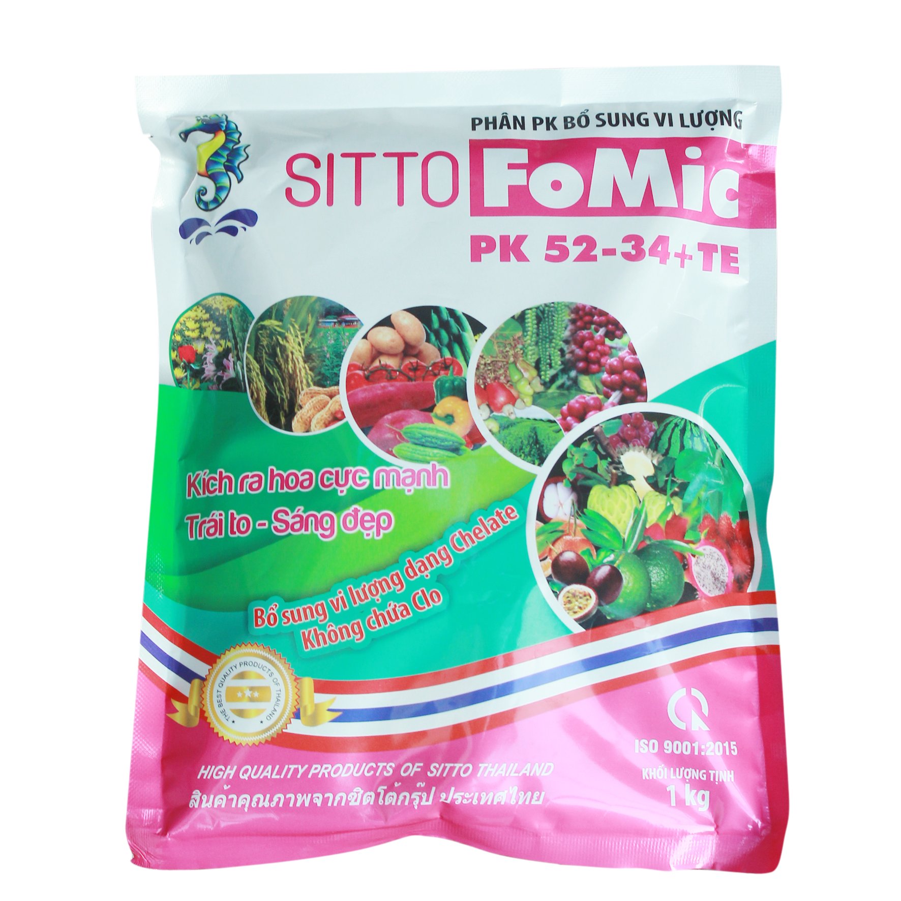 Phân PK bổ sung vi lượng Sitto FoMic 52-34 gói 1 kg