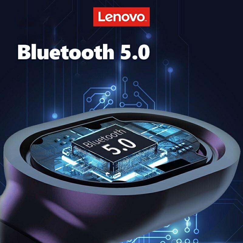 Tai nghe Lenovo pd1x bluetooth 5.0 giảm tiếng ồn tích hợp micro-Hàng chính hãng