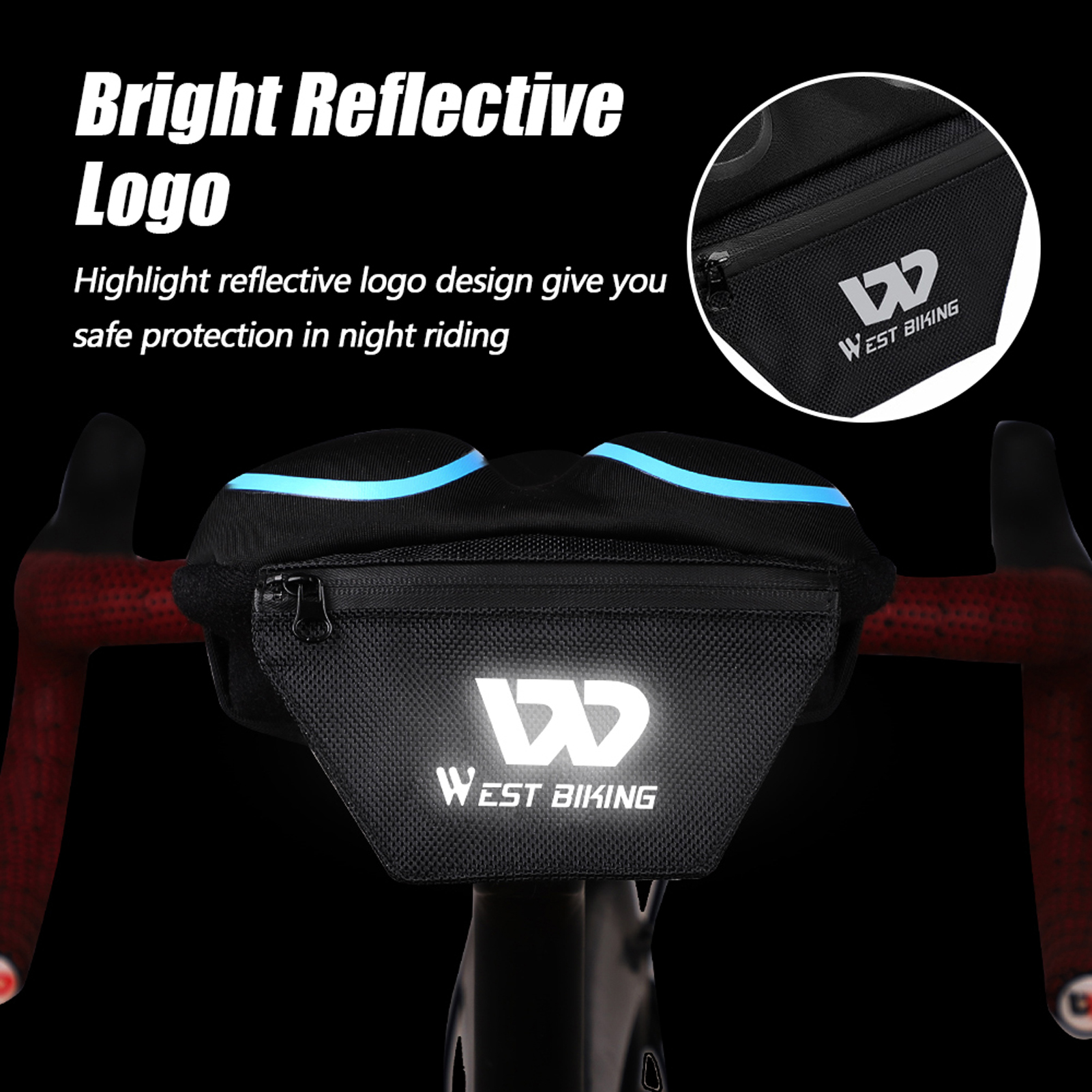 WEST BIKING Đệm Bọc Yên Xe Bằng Silicon Thiết Kế Bọt Biển Chống Thấm Nước Cho Xe Đạp