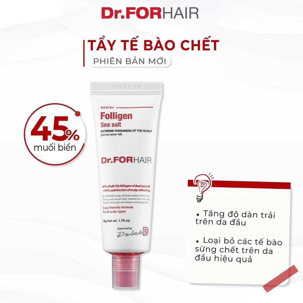 Bộ Dầu Gội Tẩy Tế Bào Chết Dr.FORHAIR/Dr For Hair Sạch Gàu, Giảm Rụng Tóc Và Kích Mọc Tóc