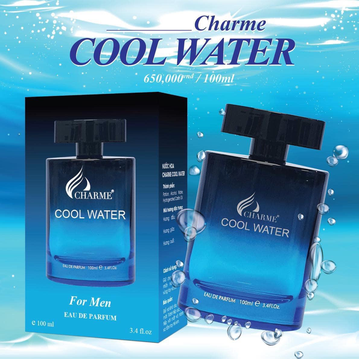 NƯỚC HOA NAM COOL WATER 100ML