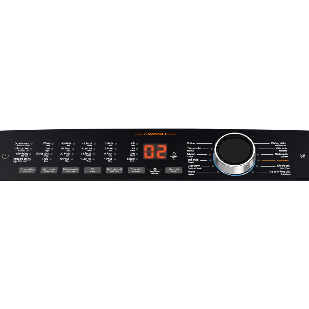 Máy giặt Aqua Inverter 12 kg AQW-DR120HT.BK - Hàng chính hãng