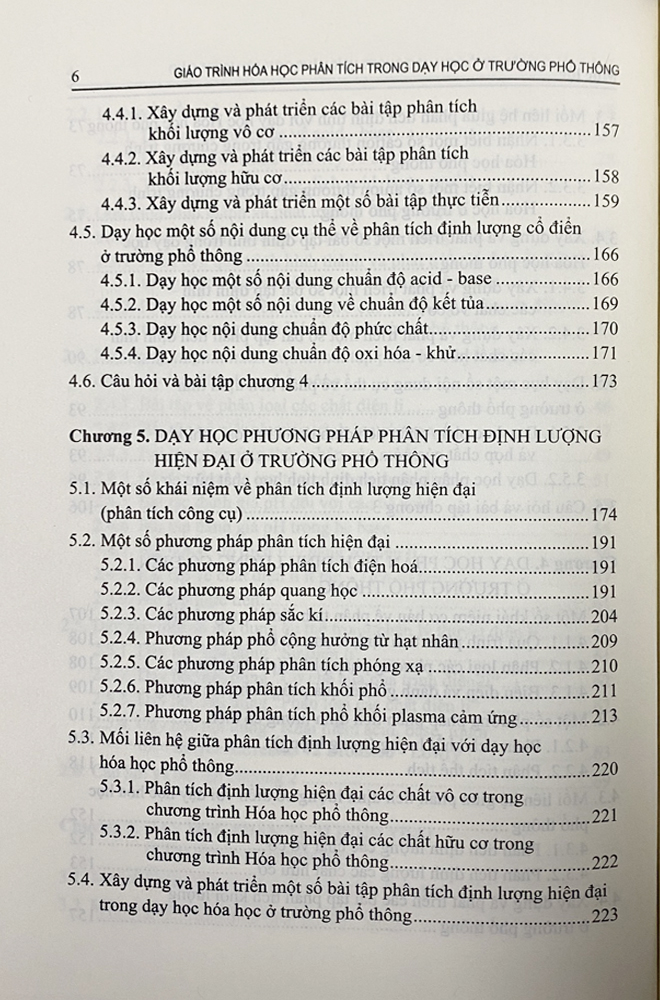 Giáo trình hóa học phân tích - Trong dạy học ở trường phổ thông