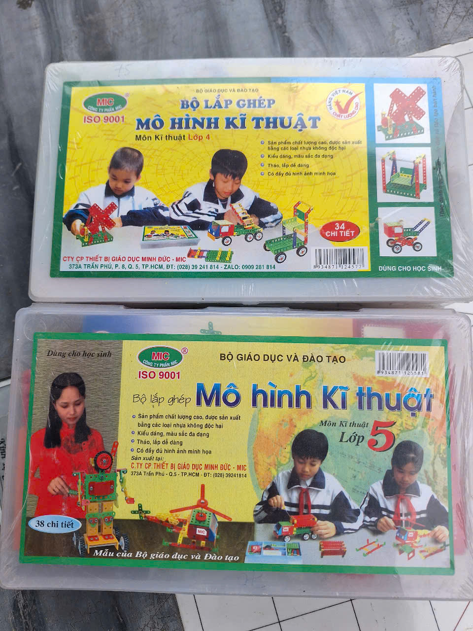 Bộ thực hành kỹ thuật LỚP 4-5 Bộ đồ dùng học tập - Nhà xuất bản giáo dục Việt Nam