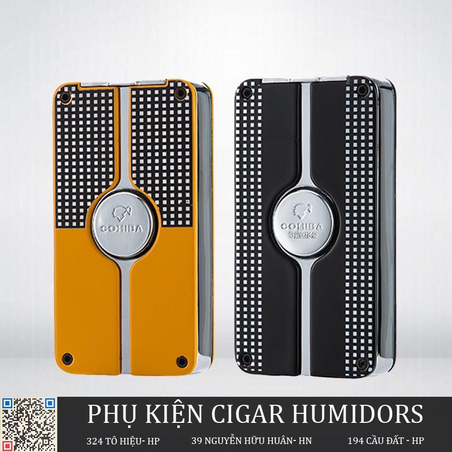 Quẹt Bật Đánh Cohiba COB 58 kèm đục Loại Nhỏ 3 Tia