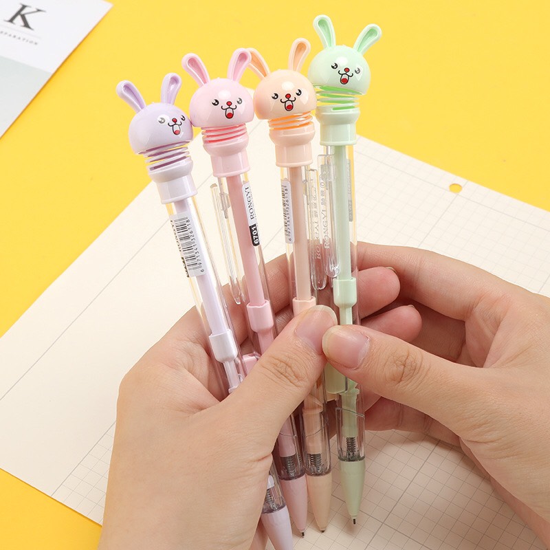 Combo 10 cây bút chì bấm ngòi 0.5/0.7mm loại tốt, nhiều mẫu mã đáng yêu