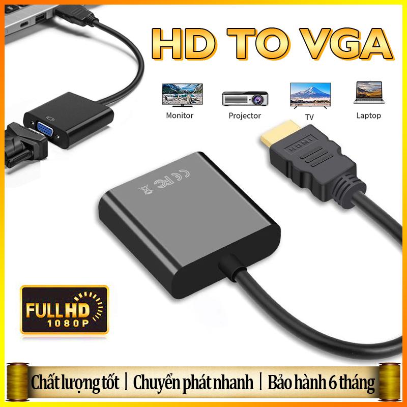 Nét Cao 1080P Cáp chuyển đổi HDMI Sang VGA, HDMI Sang VGA Cho Máy Tính, Máy Tính Xách Tay, Tivi, Máy Chiếu