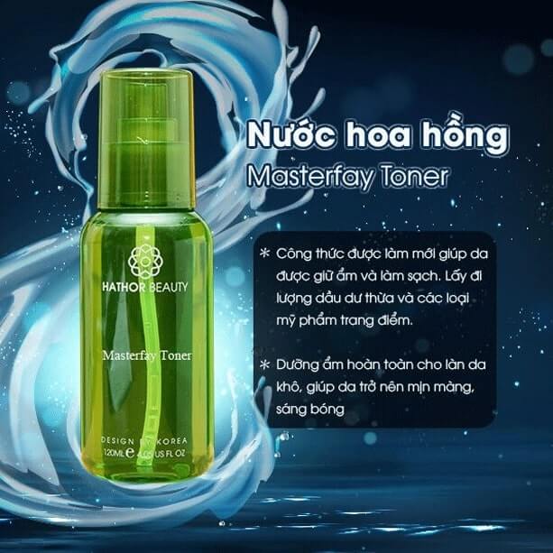 NƯỚC HOA HỒNG  MASTERFAY TONER  HATHOR BEAUTY