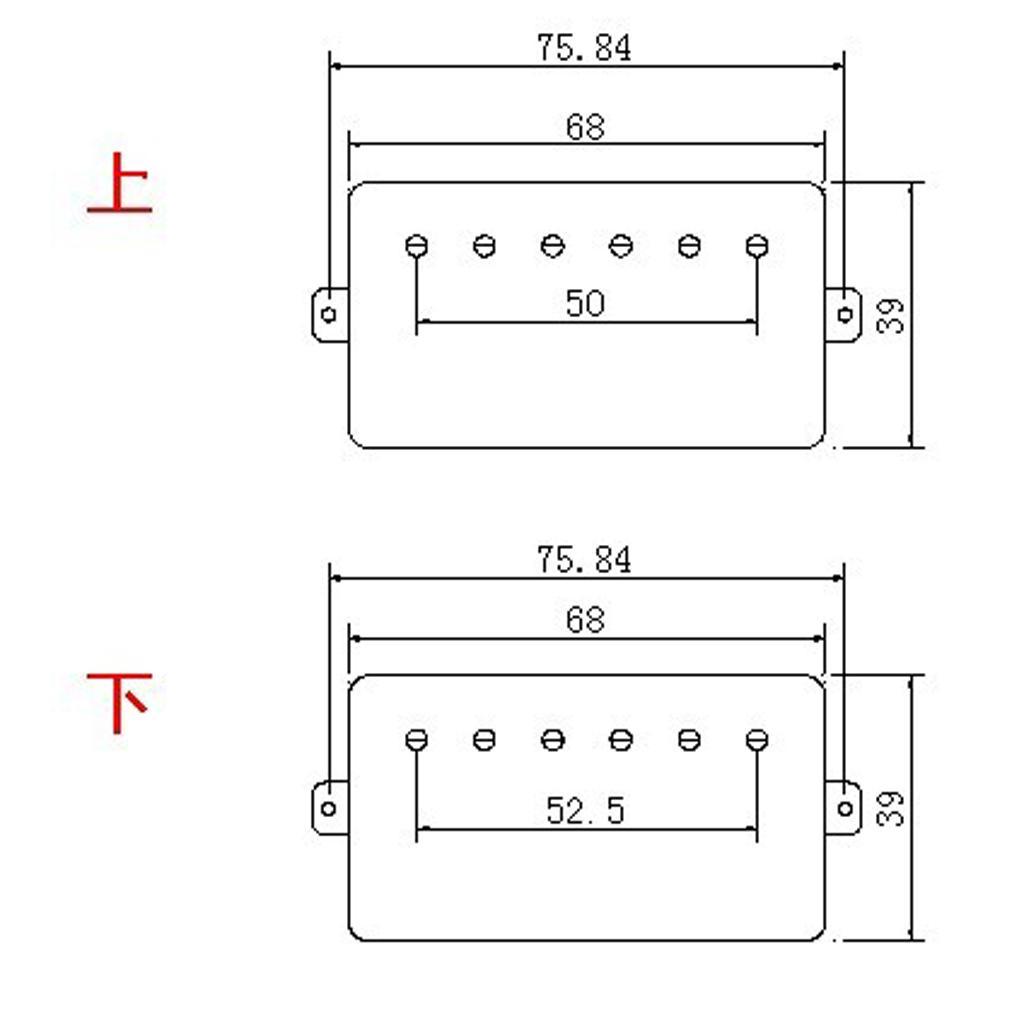 Sealed Humbucker Pickup Set & Circuit Wiring For LP EPIPHONE Guitars
