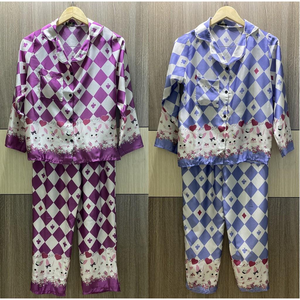 Đồ Bộ Pijama Caro Lụa Satin (Caro)