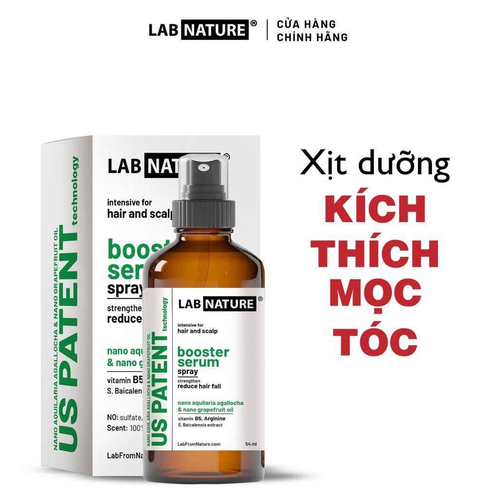 Xịt Mọc Tóc Booster Serum Lab Nature - Công nghệ Nano tinh dầu Bưởi - 54ml