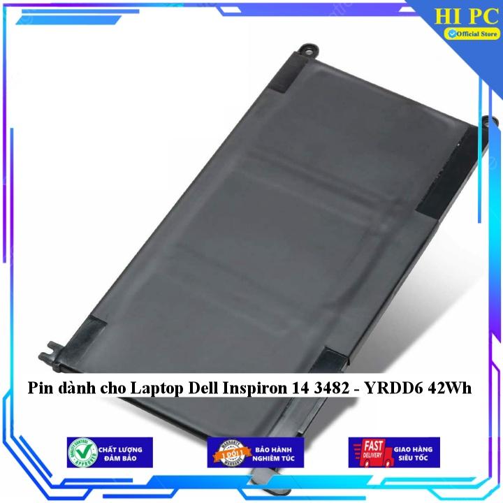 Pin dành cho Laptop Dell Inspiron 14 3482 - YRDD6 42Wh - Hàng Nhập Khẩu