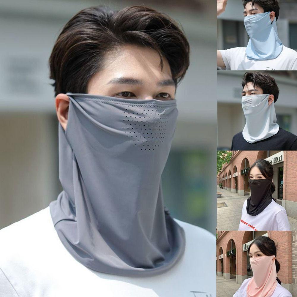 Khẩu trang băng lụa chống nắng cao cấp, khẩu trang nam nữ, chống tia UV, chống bụi, UPF50+, Hàng chính hãng