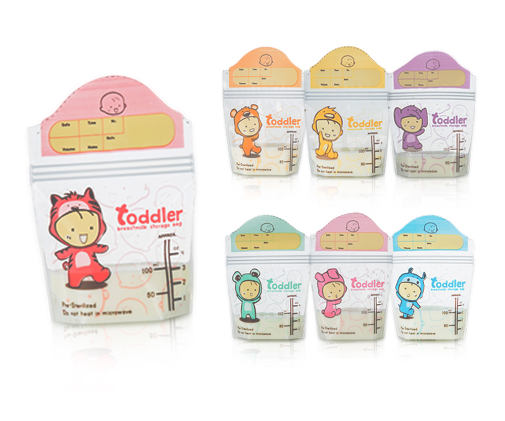 Combo 6 Hộp túi trữ sữa Toddler thailan-100ml 28 túi