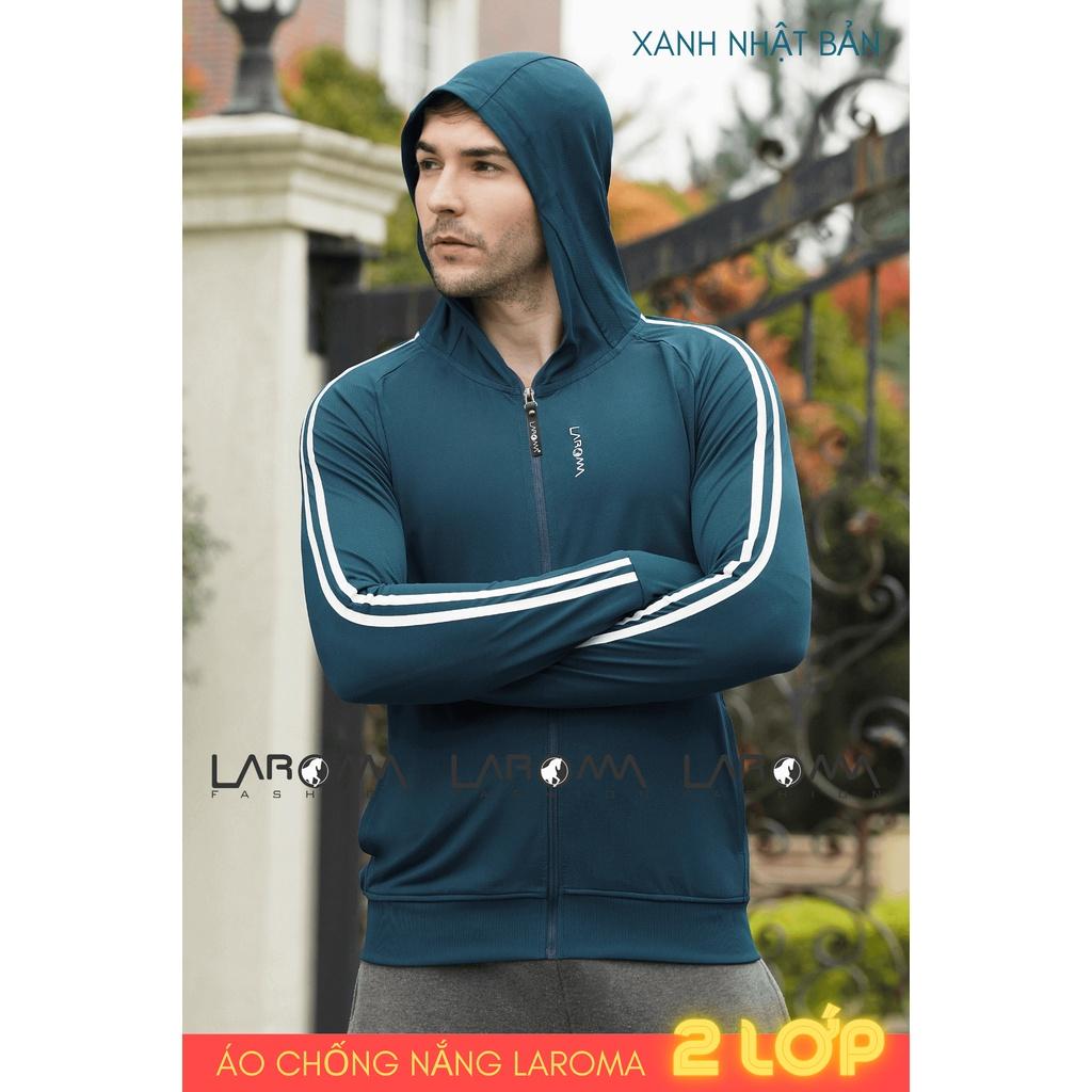 Áo Chống Nắng Nam Coolair Laroma| UPF50+ | Vải Thơm | Làm Mát | Thời Trang | Đa Dụng