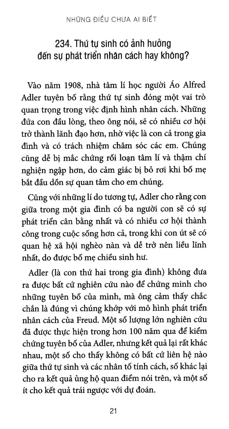 Những Điều Chưa Ai Biết - 501 Điều Bí Ẩn Về Cuộc Sống, Vũ Trụ Và Vạn Vật - Tập 2