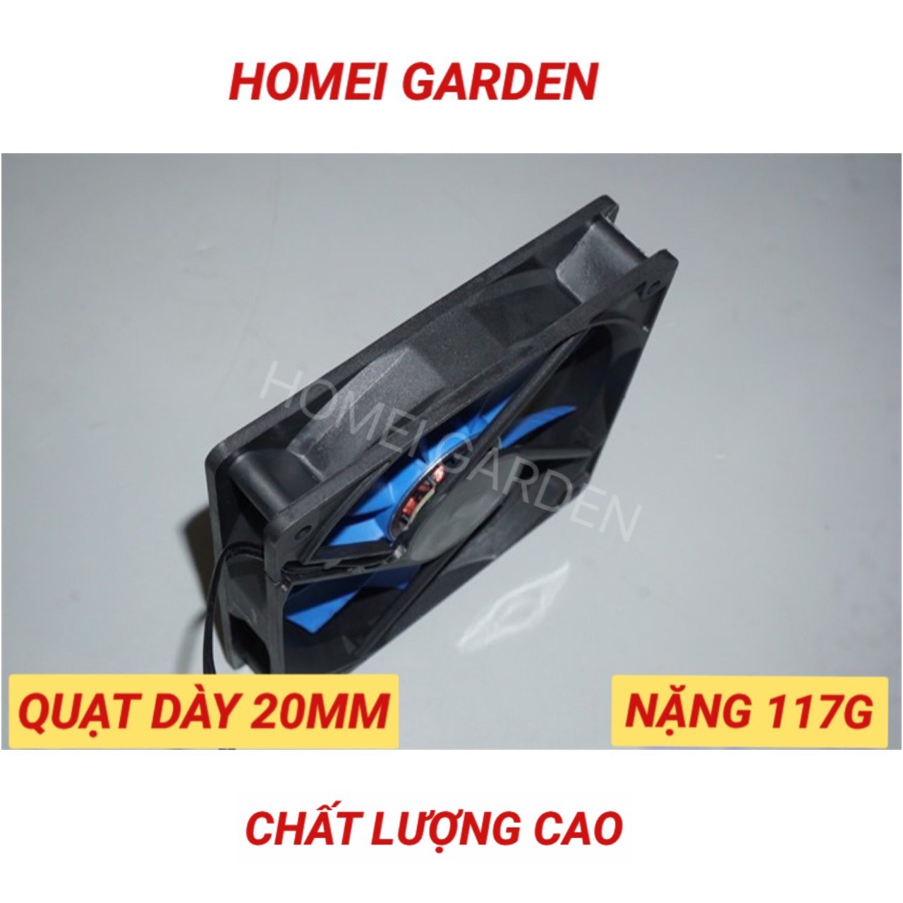 Quạt làm mát điện áp rộng 5V-24V, quạt làm mát không ồn, ổ bi đôi - G0014