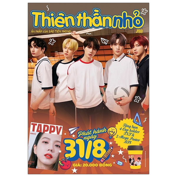 Thiên Thần Nhỏ - Số 388 - Tặng Kèm Cup Holder TXT Và 2 Mega Poster Của BTS