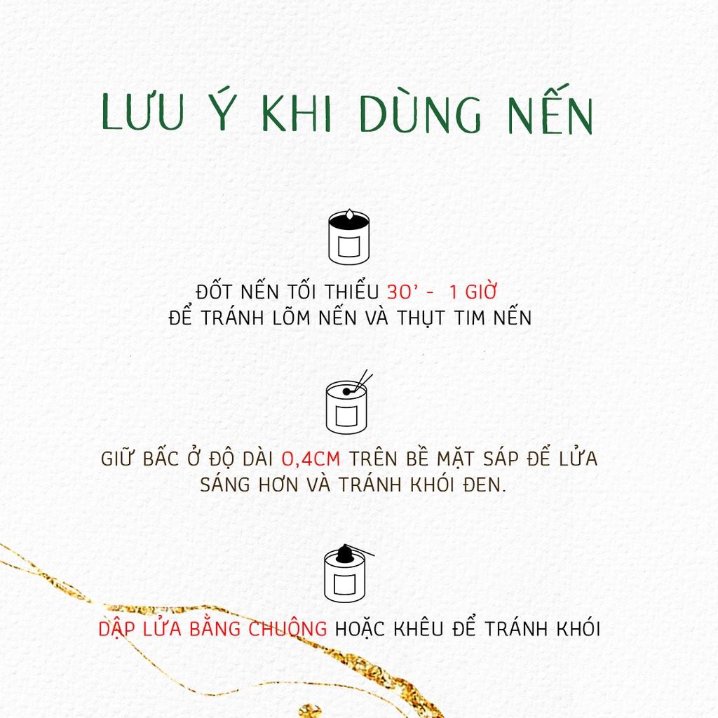 Nến thơm cao cấp - tinh dầu nước hoa sang trọng xuất khẩu Aurae, dùng trang trí nhà cửa và quà tặng