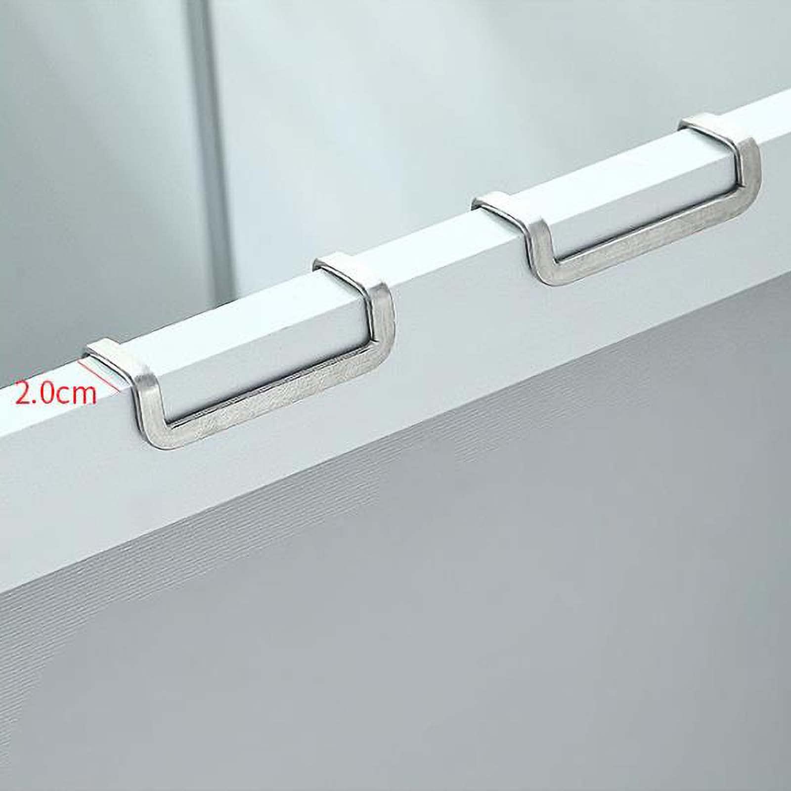 Hook cửa thép không gỉ 6 bộ, móc cửa để treo - Cửa móc quần áo cho cửa phòng tắm Hook Dải cửa hiện đại Hook