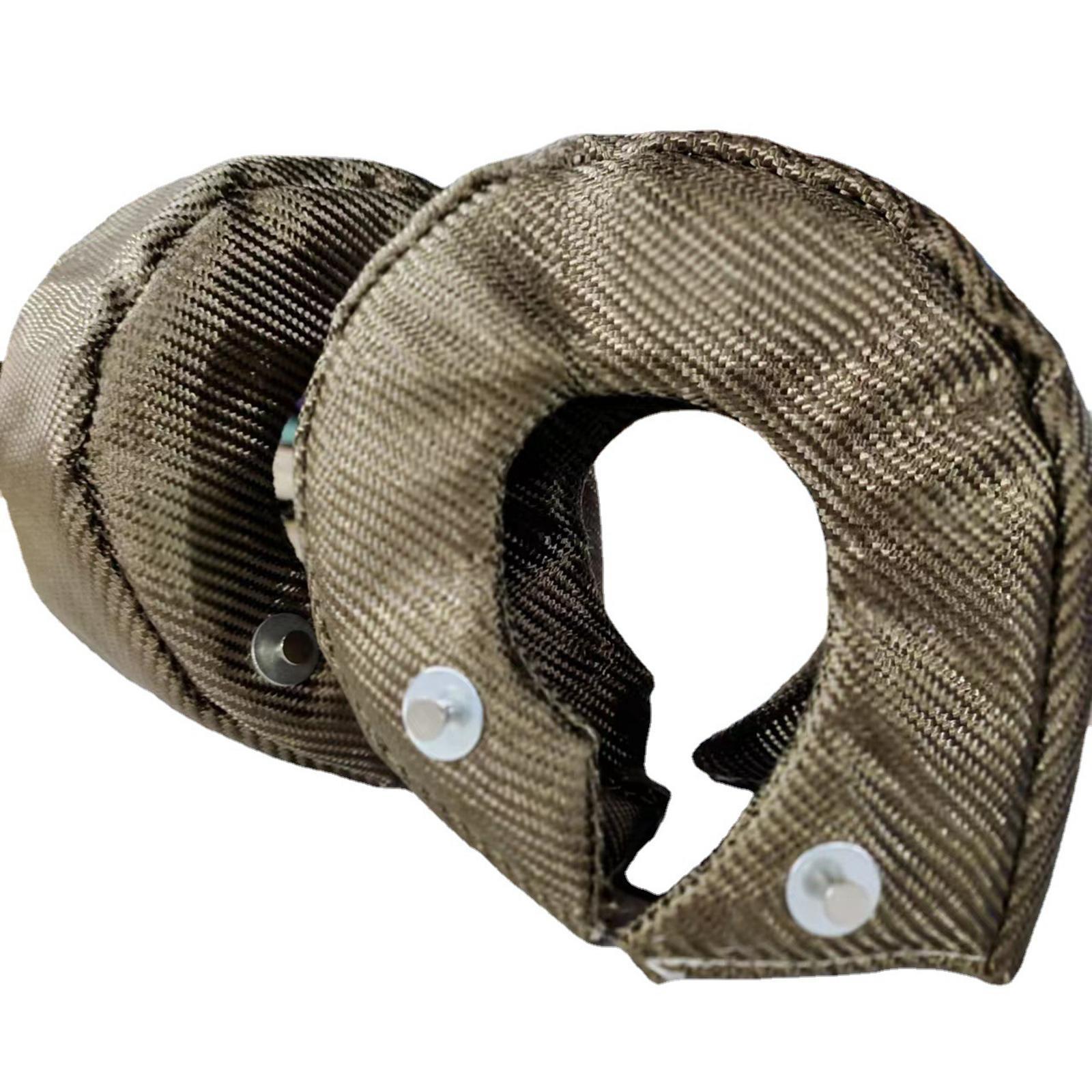 Turbocharger Heat Shield Cover for T3 High Temperature Turbo Charger Wrap with Fastener Springs Housing Turbo Blanket Cover Car Accessories