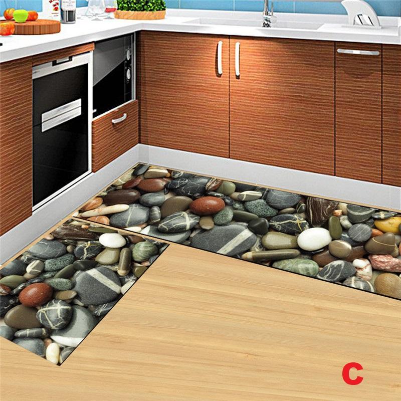 Bộ 2 Thảm Chân Chống Trượt Kích Thước 40x60 & 40x120cm