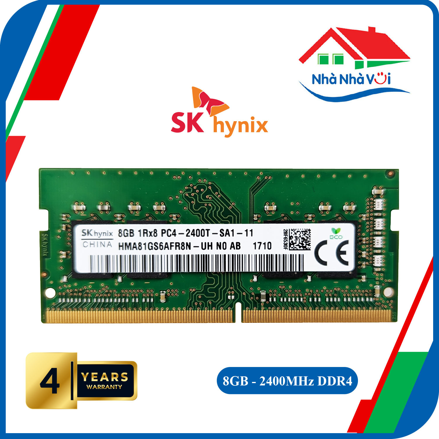 Ram Laptop SK Hynix 8GB Bus 2400 DDR4 - Hàng Nhập Khẩu