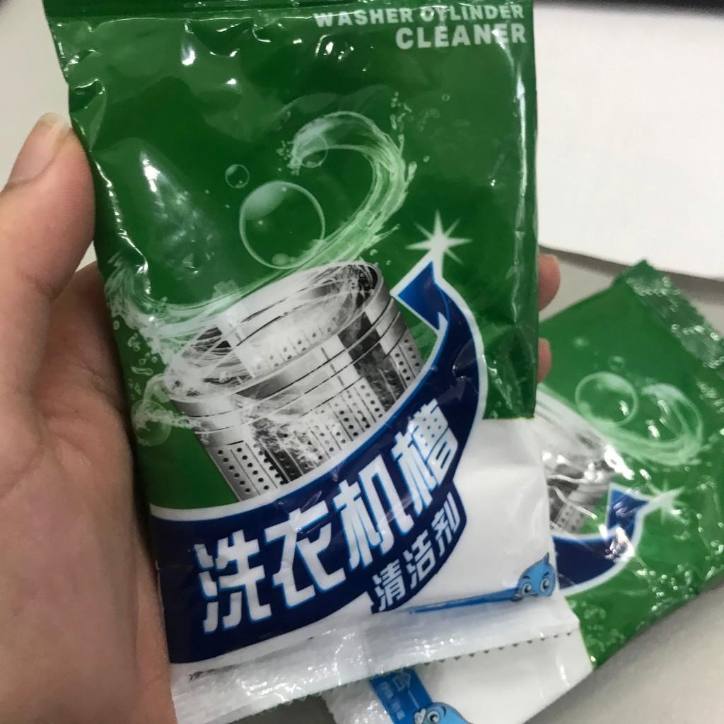 Bột vệ sinh lồng máy giặt MẪU NHỎ 100g