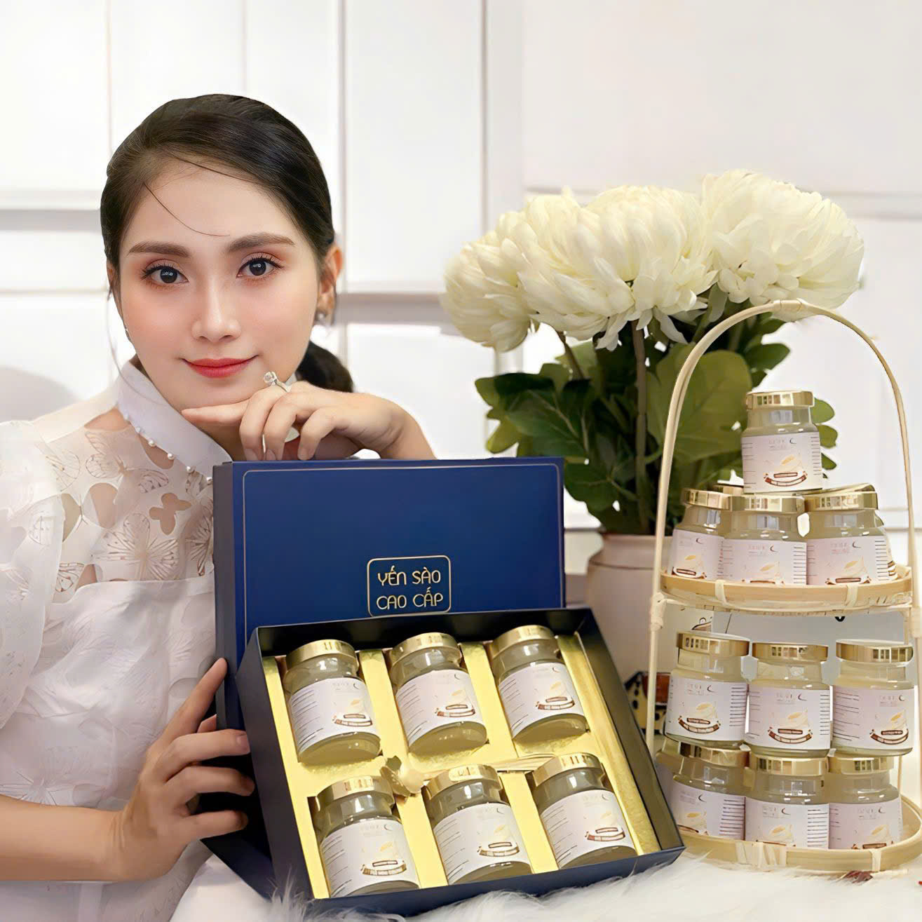 [ BEST SALES] Tổ Yến Chưng Đường Phèn Cao Cấp 6 Hũ - Tăng Sức Đề Kháng - Tăng Hệ Miễn Dịch - Tăng Cường Sức Khỏe - Trang Bird Nest