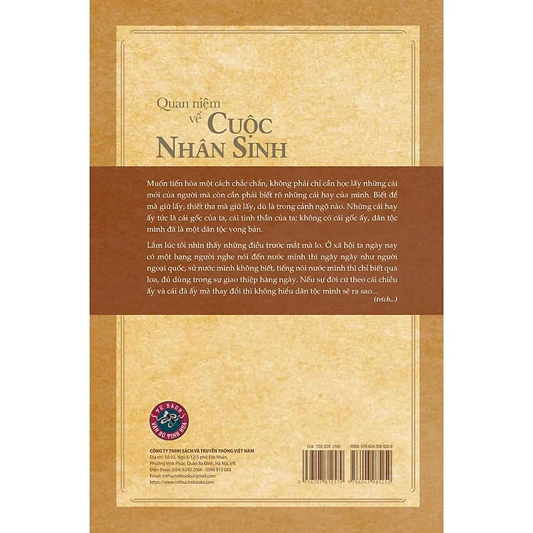 Lệ Thần Trần Trọng Kim: Quan Niệm Về Cuộc Nhân Sinh - Nguyễn Văn Học (sưu tầm, giới thiệu) - (bìa mềm)