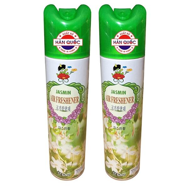 Combo 2 Chai Xịt Thơm Phòng Khử Mùi Hàn Quốc Hương Thiên Nhiên cho xe hơi 370ml