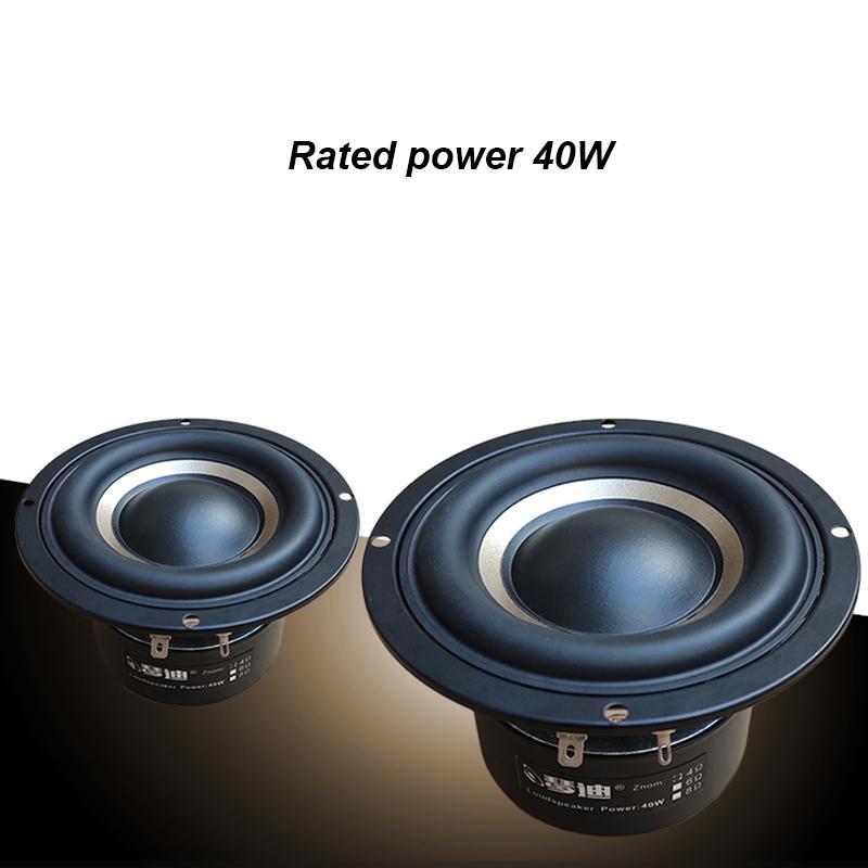 1 Chiếc 4 Inch HIFI Loa Siêu Trầm Loa 4ohm 100W 4 Lớp Cuộn Dây Bằng Giọng Nói Loa Siêu Trầm Loa 4 6 8 Ohm T0958 Color: Square 8ohm Woofer Size/Full-Range Size: 4"