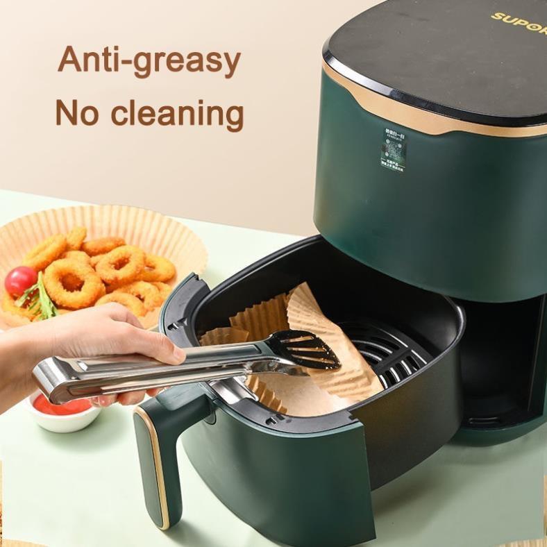 SET 50 GIẤY NẾN VÀNG dùng trong nồi chiên không dầu , lò nướng tiện lợi