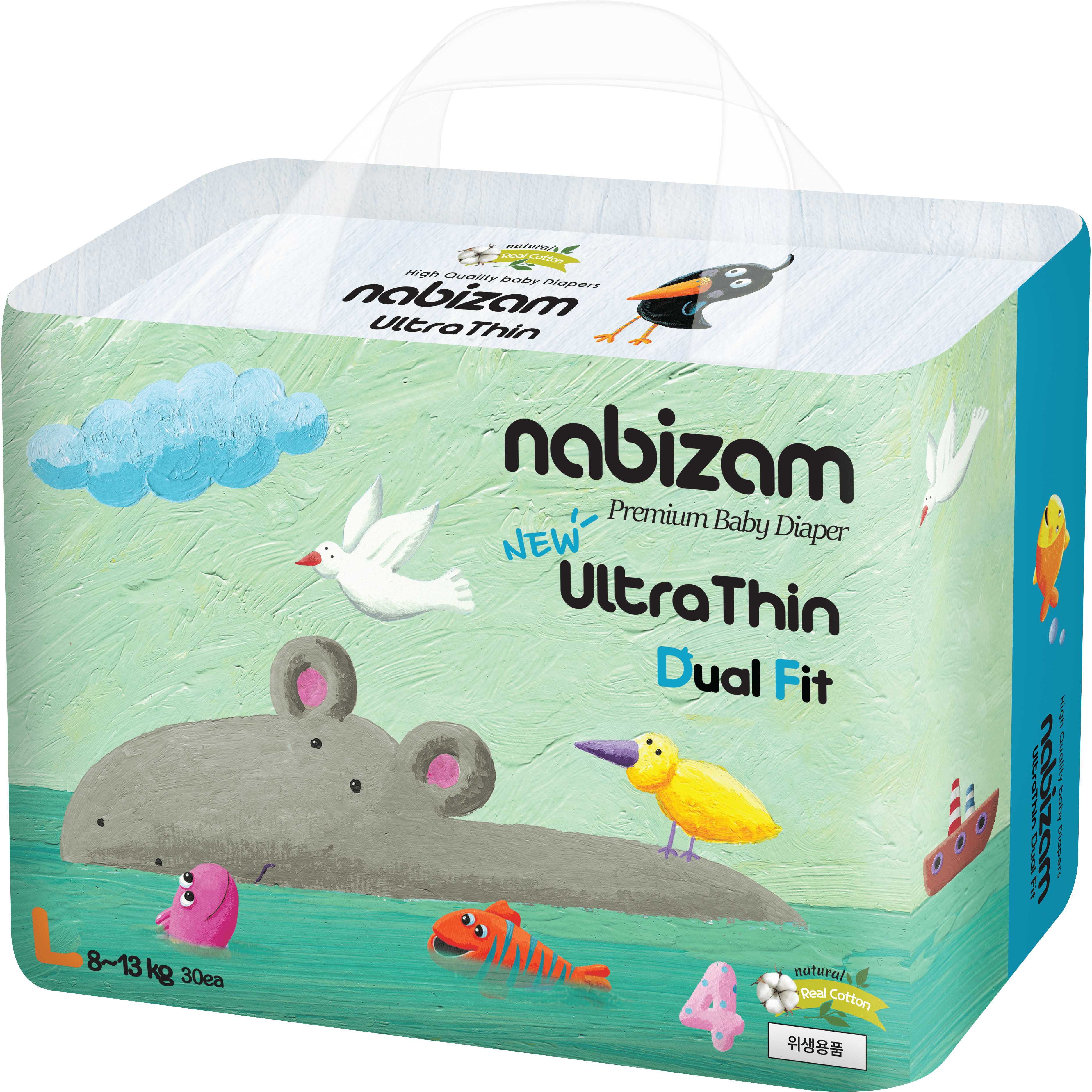 Tã quần Nabizam Hàn Quốc size 4 (L 30 miếng)