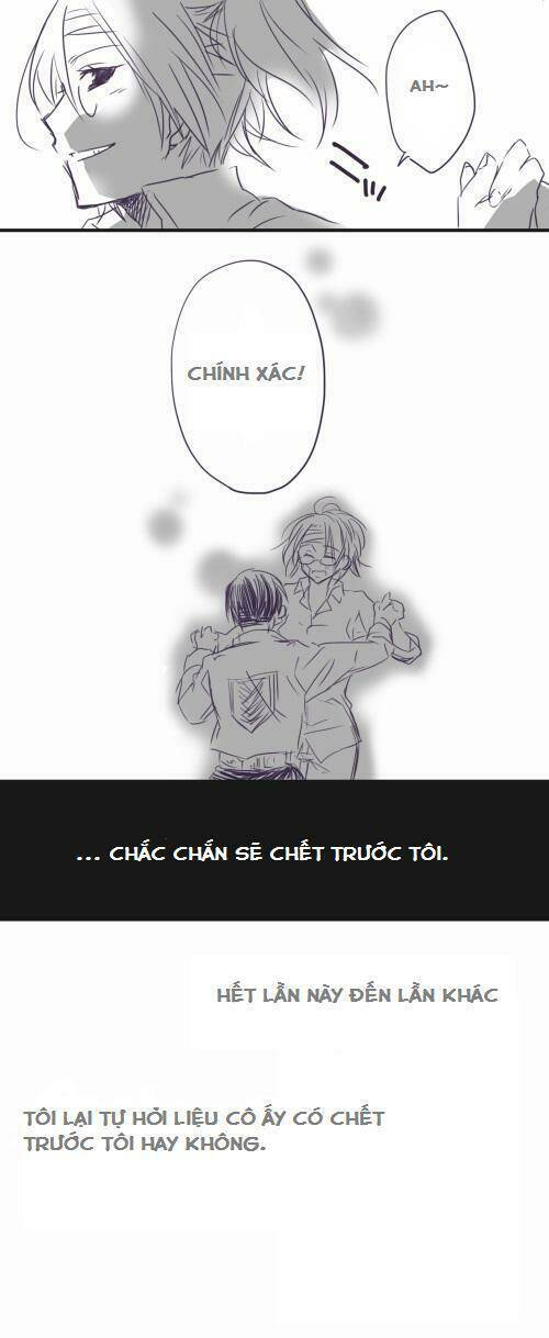 tấn công người khổng lồ - doujinshi levihan chapter 3 8