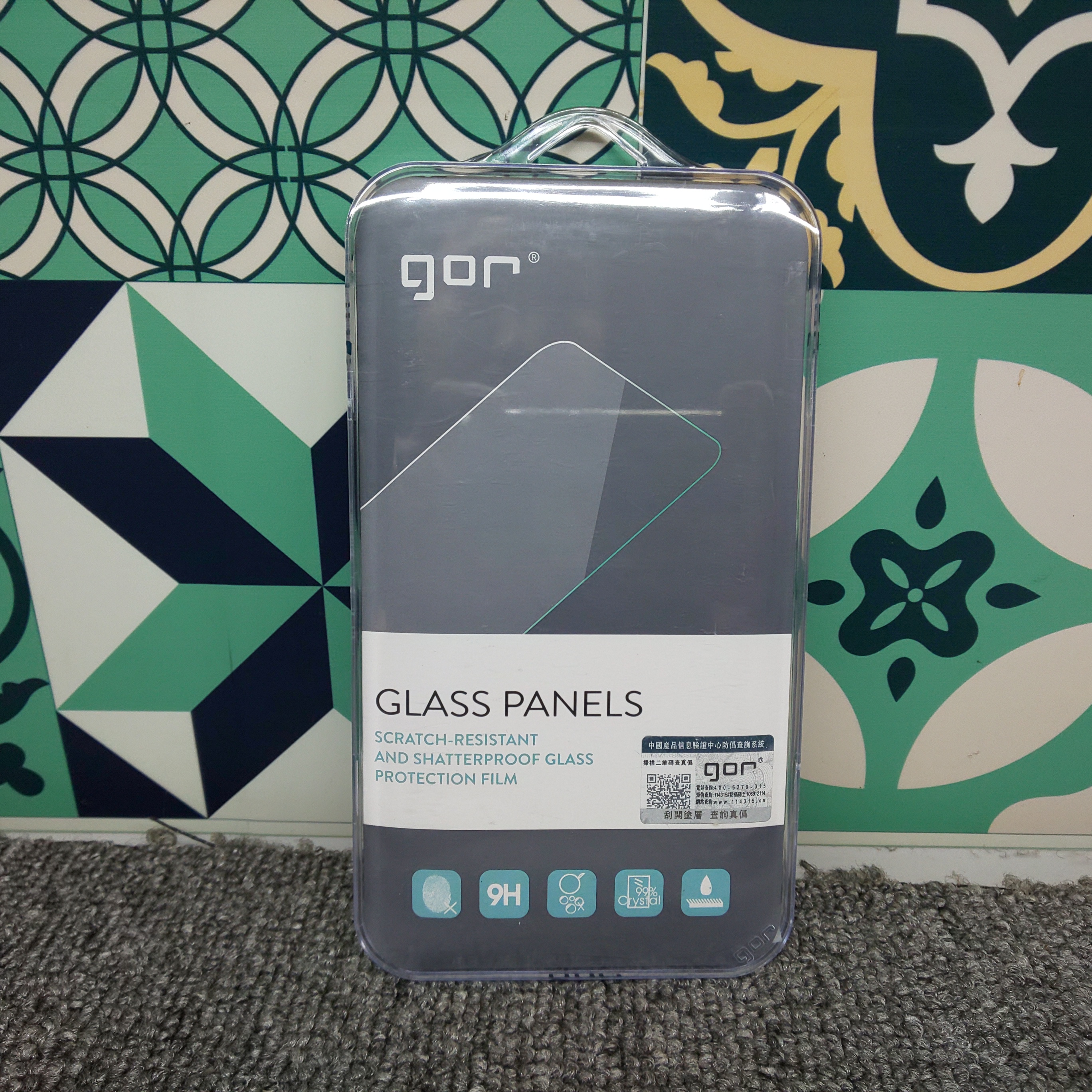 Kính cường lực hiệu Gor dùng cho điện thoại Sharp Aquos S3 - Hàng nhập khẩu
