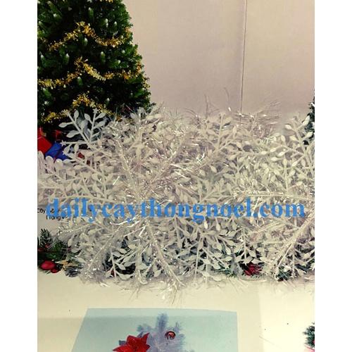 Bông tuyết trang trí cây thông noel - Phụ kiện trang trí noel - Đủ size lựa chọn - Bọc 10 cái