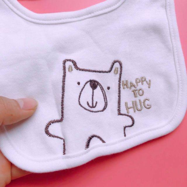 Set Body sơ sinh 4 chi tiết Little me chất đẹp cho bé hàng xuất dư