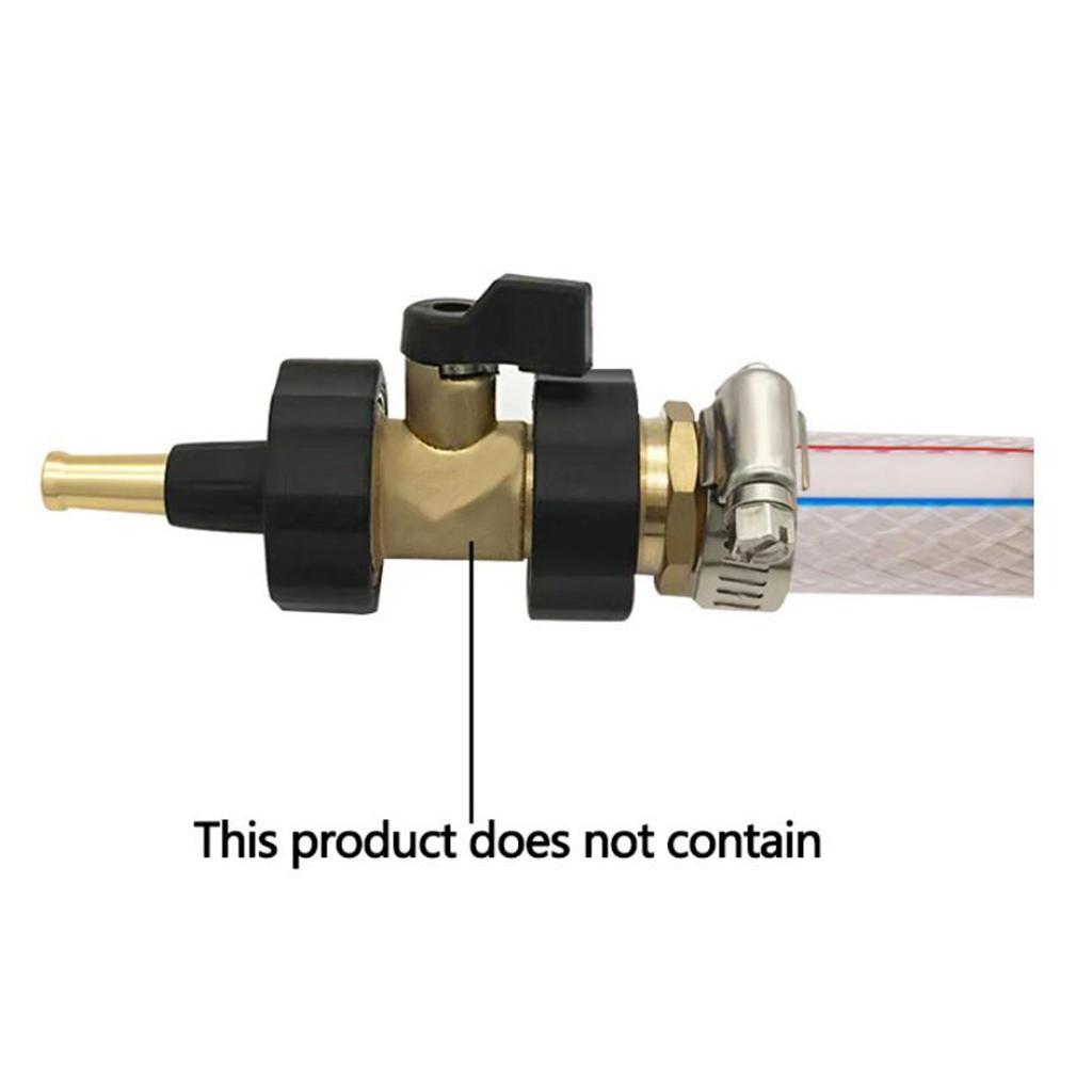 Solid Brass Heavy Duty Garden Hose Nozzle Jet Sweeper High Pressure Sprayer Nozzle