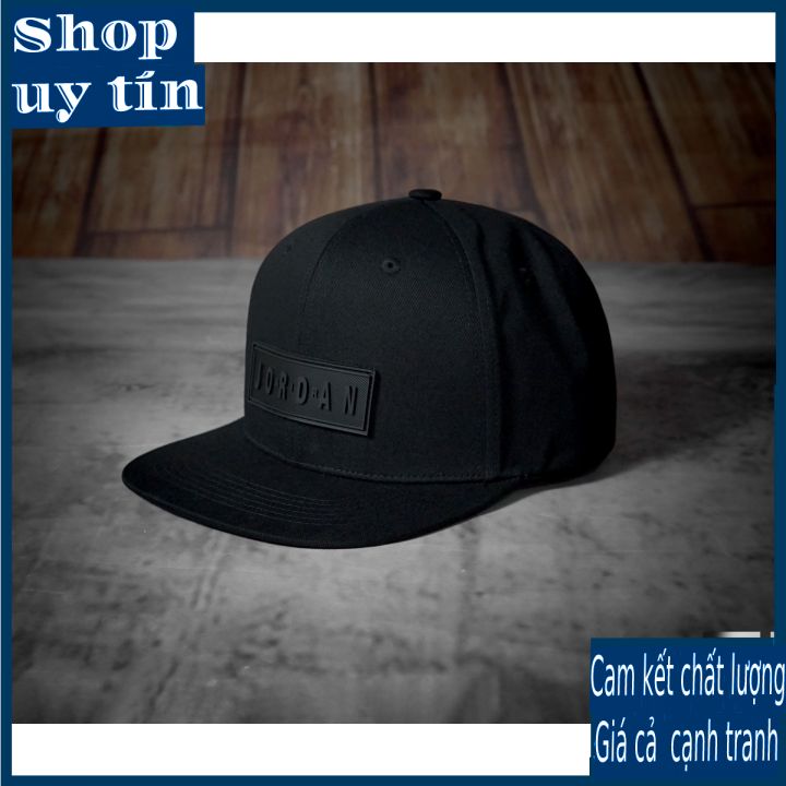 Freeship - MŨ NÓN KẾT LƯỠI TRAI SNAPBACK AIR KAKI ĐEN THỜI TRANG NAM NỮ CAO CẤP