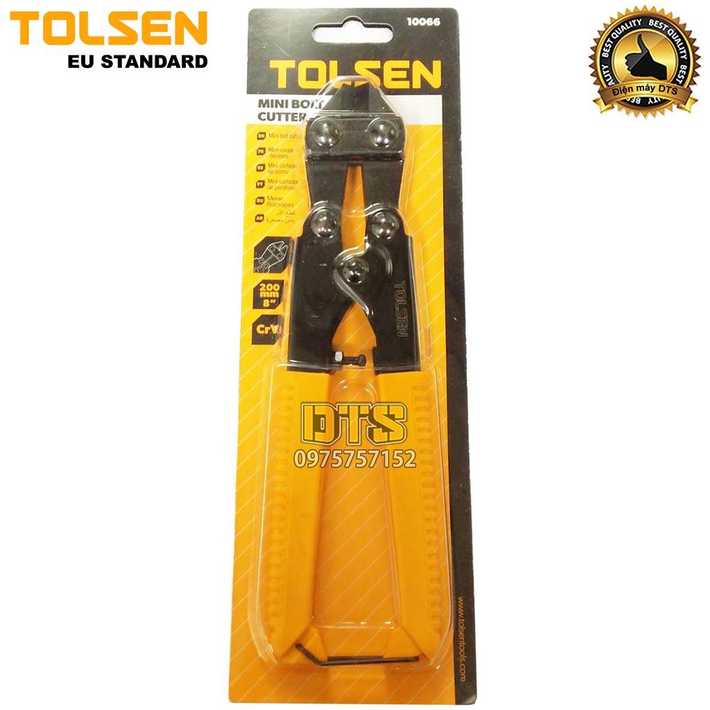 Kìm cộng lực mini công nghiệp TOLSEN, kìm cắt sắt mini thép CrV đen bóng xử lý nhiệt độ cao