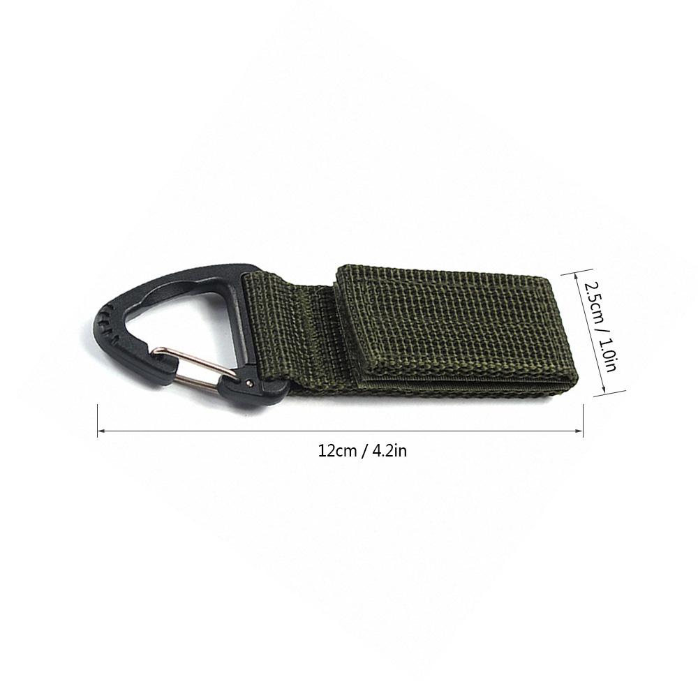 Móc Khóa Vải Đai Kéo Dài Tiện Dụng Bằng Vải Nylon Phù Hợp Cắm Trại Hoạt Động Thể Thao Ngoài Trời