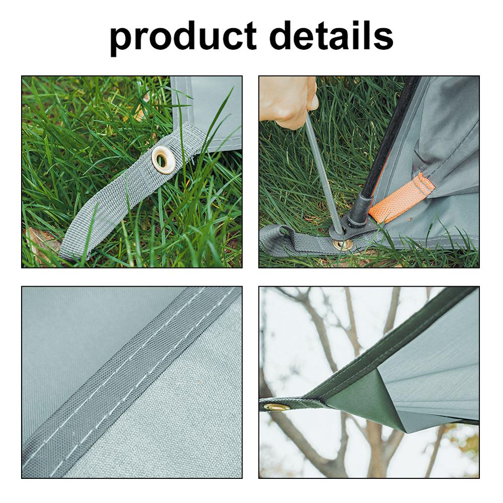 Outdoor Waterproof Camping Floor Mat Thicken Picnic Mat Wear-resistant Oxford Cloth Ground Pad Multifunctional Moisture-proof Ground Mat